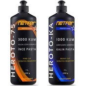 Resim Netfer 2'li İnce Kalın Pasta Set - 2x1 L 