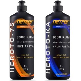 Resim Netfer 2'li İnce Kalın Pasta Set - 2x1 L 