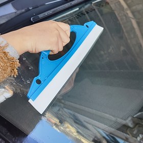 Resim 1pc AutoCare Silikon Squeegee Bıçağı, Araba Yıkama ve Cam Filmi için, Dayanıklı Kauçuk Su Silme Aracı, Araç Camı ve Kar Kaldırma için 