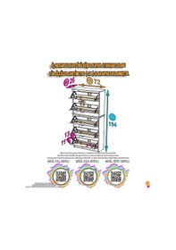 Resim Modilayn Verve Asma Kapı Önü 72x 194 X26 Cm Lik 5 Düşer Kapak 10 Göz Bölmeli Ayakkabılık Antrasit - Beyaz 