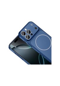 Resim Apple Uyumlu iPhone 11 Ag Glass Koruyucu Kılıf 17 Pro Max Görünümlü Lacivert 