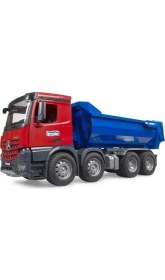 Resim Bruder MB Arocs Damperli Kamyonu - Kırmızı Mavi BR03621 
