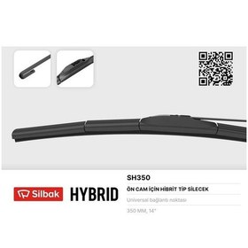 Resim Silecek Süpürgesi Hybrıd Tipi 350mm Üniversal Sılbak Sh350 