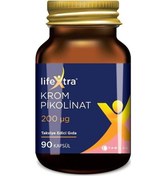 Resim Lifextra Krom Pikolinat 90 Kapsül 