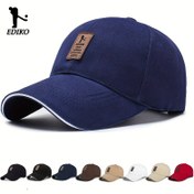 Resim Her mevsim için uygun, unisex dış mekan güneş şapkası, rahat güneş şapkası, golf şapkası. 