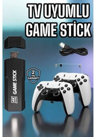 Resim Game Stick Retro 8k Ultra Hd Video Oyun Konsolu Android Tv Özelli 