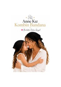 Resim Anne Kız Kombin Bandana El Örgüsü Saç Bandı Bohem Stil Ayarlanabilir 2li Set Siyah 