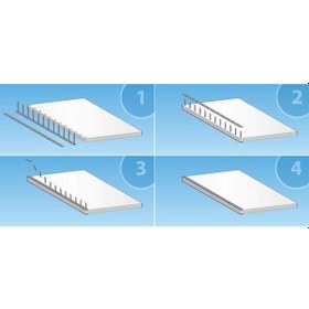 Resim Office Force 11 Tırnak 25 Mm Beyaz Perçin 100 Adet 