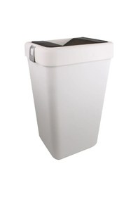 Resim Carpex Optima Beyaz Çöp Kovası 40 L Beyaz 