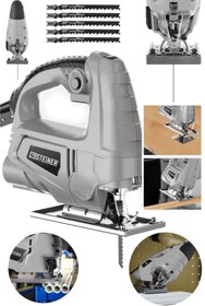 Resim STEİNER Alman 4000 W Sjs Metal Şanzuman 6 Kademe Devirli Bakır Sargili Dekupaj Testere Makinesi 