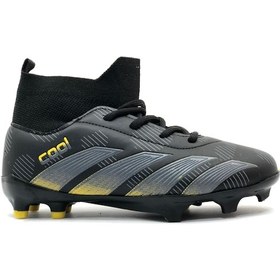 Resim Cool Neymar Çoraplı Çocuk Krampon Ayakkabısı Siyah 