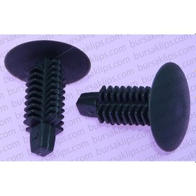 Resim Fiat,iveco,üniversal Döşeme Klipsi Gri 9x24x18 10 Ad 