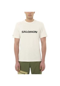 Resim Salomon Salomon Logo Ss Erkek Beyaz Tişört 17970 Beyaz 