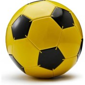 Resim Dayanıklı ve Basınç Korumalı 5 Numara Sarı Futbol Topu - Şişirme Iğnesi Hediyeli 