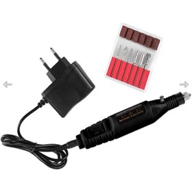 Resim MEYRA Törpü makinası, manikür pedikür bakımı için elektirikli, taşınabilir hafif,240V,çift rulman 50-60 Hz 