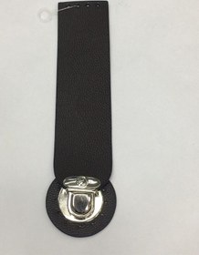 Resim Karantuhafiye Deri Kilit Kapak / Çanta Kilit Kahve Kahve Kahverengi 