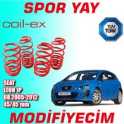 Resim Coil-Ex Leon 1P 08.2005-2012 Arası 45-45Mm Alçaltma Spor Yay 