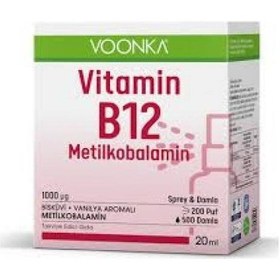 Resim Voonka Vitamin B12 Dml & Spry 20Ml 