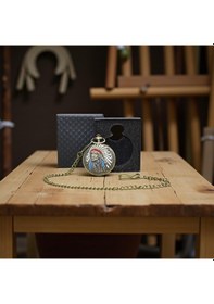 Resim Kişiye Özel Kutulu Antik Kızılderili Köstekli Saat 