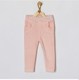 Resim Andywawa Anw-ac22122 Bebek Pantolon Pant Velvet Home Sweet Home Pembe 