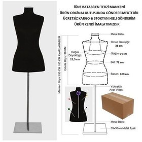 Resim Videolu Ürün-40 Beden Iğne Batabilen Terzi Mankeni Prova Mankeni 527200894 