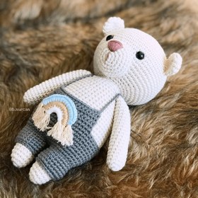 Resim Amigurumi Tulumlu Ayıcık 