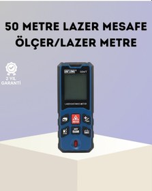 Resim Muratech Lazer Metre 50 Mt Hassas Ve Hızlı Ölçüm Özellikli 