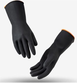 Resim Lalan Nrflob001 Jetblack Siyah Kimyasal Eldiven 