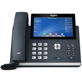 Resim Yealink T48U IP Telefon PoE Destekli Adaptörsüz Masaüstü Telefon 