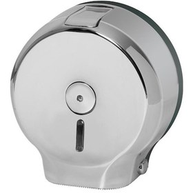 Resim Plastik Tuvalet Kağıt Dispenseri Jumbo Mini Krom Q20 cm 
