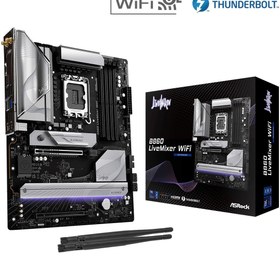 Resim ASROCK Asrock B860 Live Mixer WiFi LGA1851 DDR5 8666MHz+(OC) ATX Gaming (Oyuncu) Anakart 