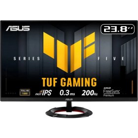 Resim Asus Tuf Gamıng VG249Q5R 23.8 Fast IPS 1920X1080 0.3ms 200Hz 300CD Dp HDMI Hoparlör Vesa 3yıl Flıcker-Free,çerçevesiz,düşük Mavi Işık Monitör 