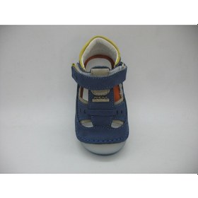 Resim Angelokids Perlina 01102 Doğal Deri Ortopedik Ilk Adım Ayakkabısı 18-21 (429128236) Mavi 