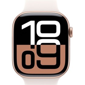 Resim Apple Watch Series 10 GPS 42 MM Alüminyum Kasa Spor Kordon S/M Akıllı Saat (Apple Türkiye Garantili) 