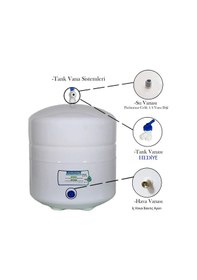 Resim Su Arıtma Cihazı Metal Genleşme Su Tankı Su Arıtma Deposu 12 Lt V 