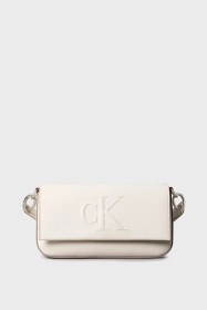 Resim Calvin Klein Kadın Omuz Çantası Lv04k3148grm0 Beyaz 
