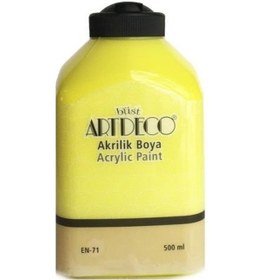 Resim Artdeco Akrilik Boya 500 Ml. 3627 Limon Sarı 