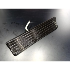 Resim Infrared Seramik Isıtıcı Rezistans Konkav 245X60MM 400W 230V Siyah Renk Fsc Model 