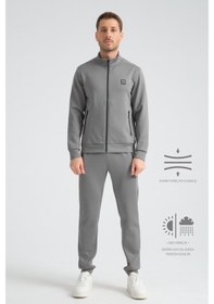 Resim Shooter Sportswear Shooter Scuba Mevsimlik Regular Fit Erkek Eşofman Takım Gri 