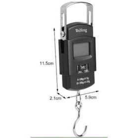 Resim Elektronik Hassas Terazi 50kg Kapasite Dijital El Kantarı Çelik Askılıklı Terazi Tartı 