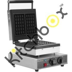 Resim Kitchbox Ticari Endüstriyel Belçika Waffle Makinesi 