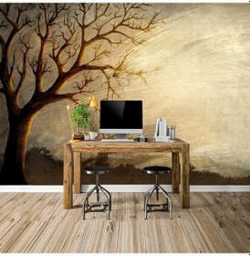 Resim Yaprakları Dökülmüş Ağaç - Duvar Posteri 