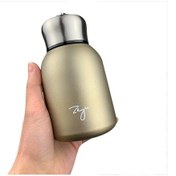Resim Tenfowee 304 Paslanmaz Çelik Taşınabilir Vakumlu Termos - 300ml Altın Renk Küçük Boy 