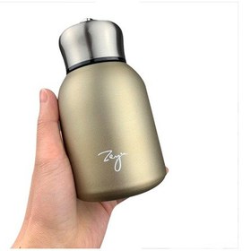 Resim Tenfowee 304 Paslanmaz Çelik Taşınabilir Vakumlu Termos - 300ml Altın Renk Küçük Boy 