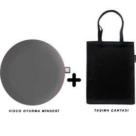 Resim Gri Visco Oturma Minderi Simidi 44cm - EVET 