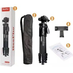 Resim Neepho Np-8810 150 Cm Tripod Bluetooth Kumandalı Profesyonel Telefon Kamera Tutucu Çantalı Tripot Senalstore 