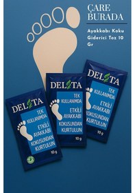 Resim Delta Ayakkabı Kokusu Toz 3 x 10 G 