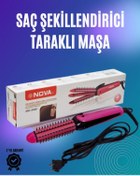 Resim shopwave Fön ve Tarama İşlemini Birleştiren Pratik Saç Tarağı 