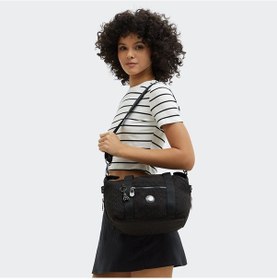 Resim Kıplıng Art Mini Küçük Boy Omuz Çantası Siyah Black Sıgnature Jq Siyah 