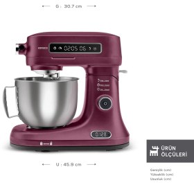 Resim Karaca Pro Artisan Zaman Ayarlı Tartılı Mutfak Şefi Royal Berry 1600 W 5 Litre 